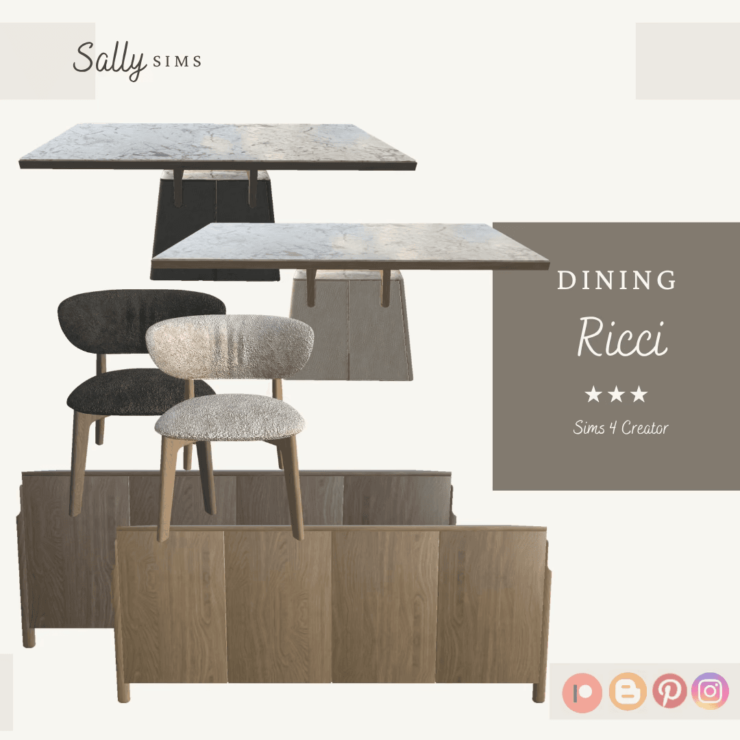Набор для столовой Dining Ricci